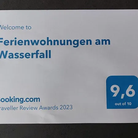 Ferienwohnungen am Wasserfall Zell Exterior foto